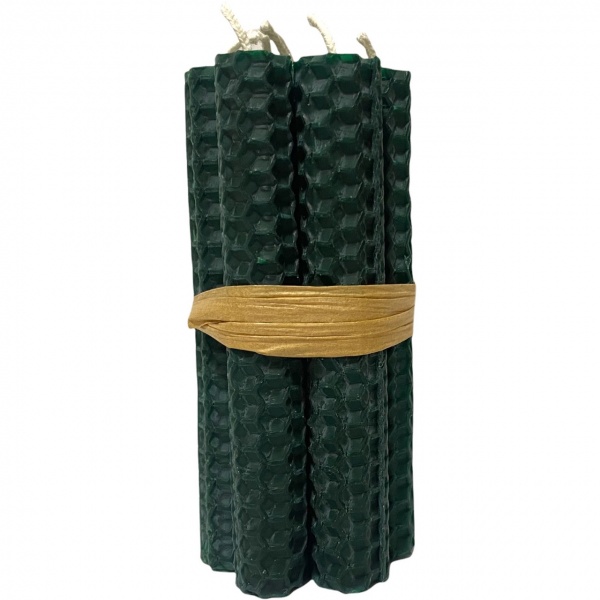 Green (Forest) - Beeswax Spell Candles